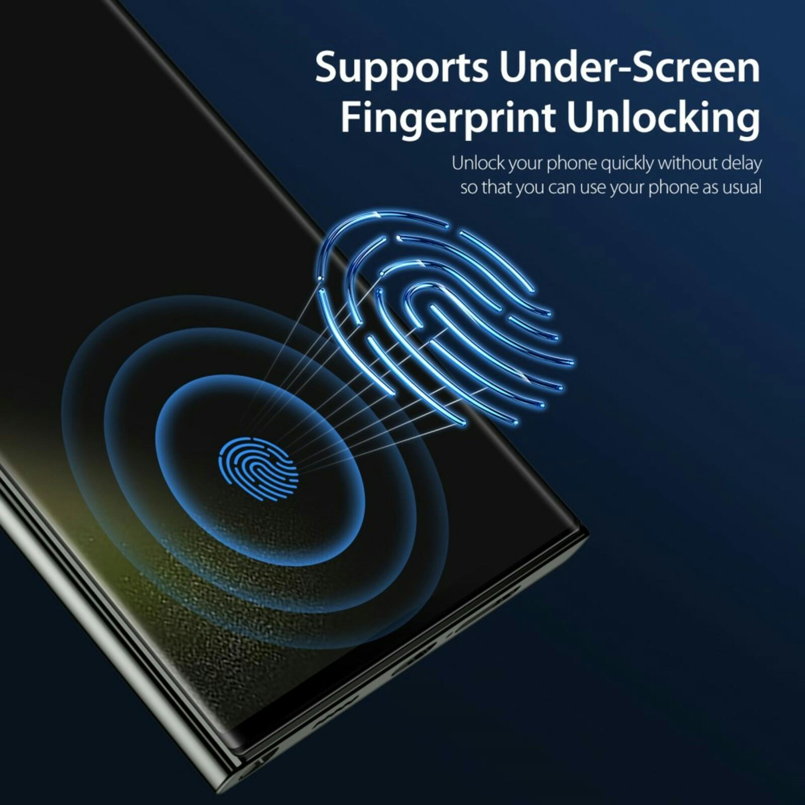 DUX DUCIS Samsung S23 Ultra Privacy Screenprotector Gehard Glas Transparant