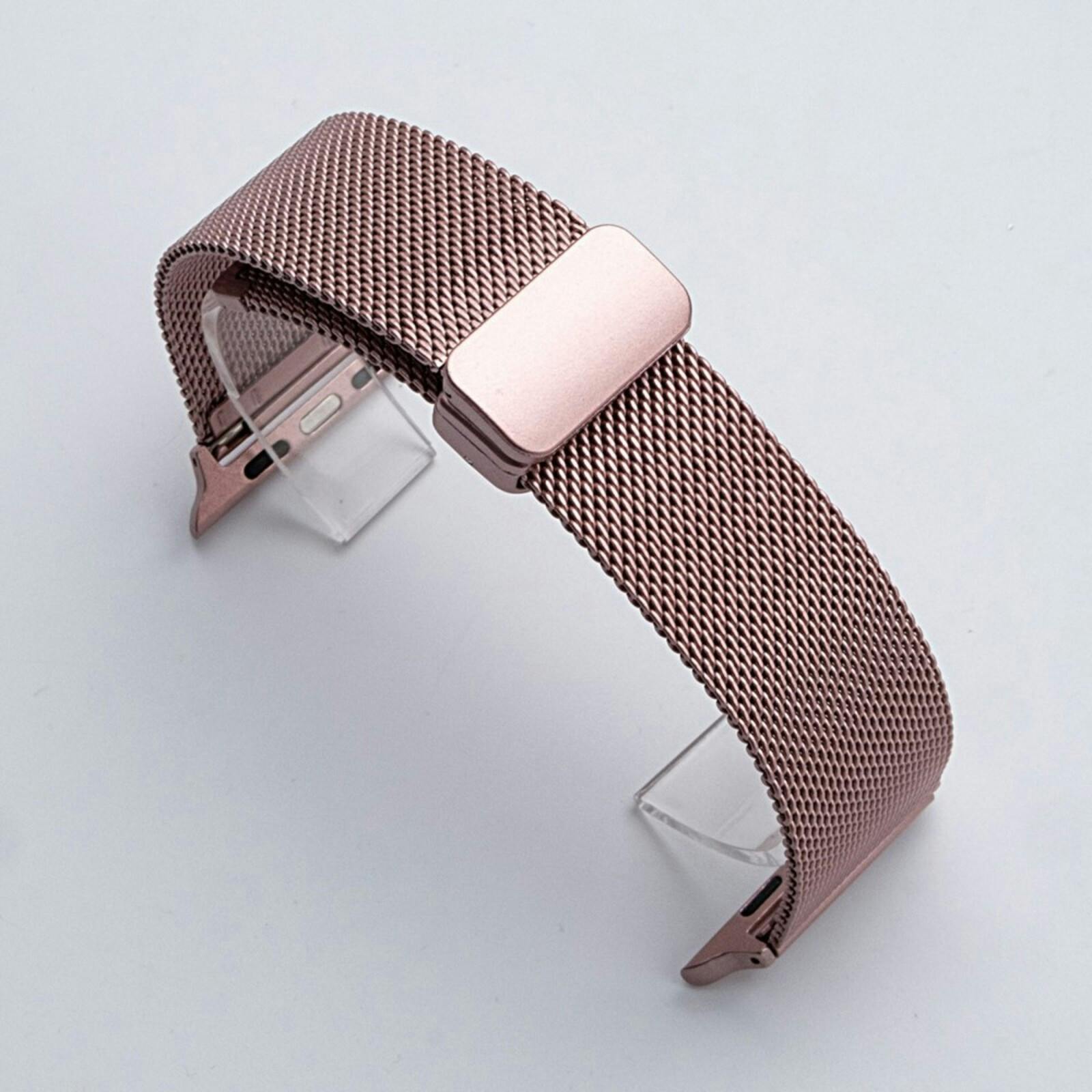 Kalebol Apple Watch Milanees Bandje 45-46mm Roze