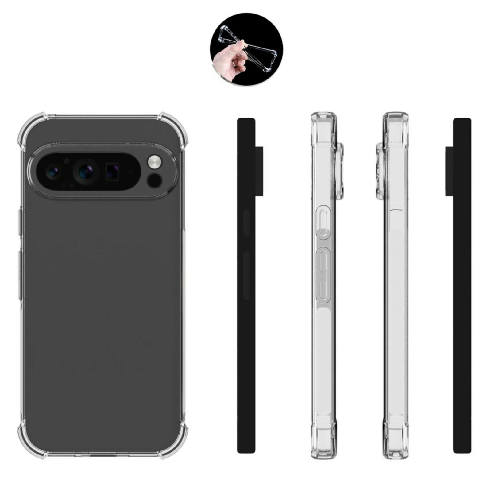 CaseBody Google Pixel 9 Pro XL Shockproof Hoesje Transparant