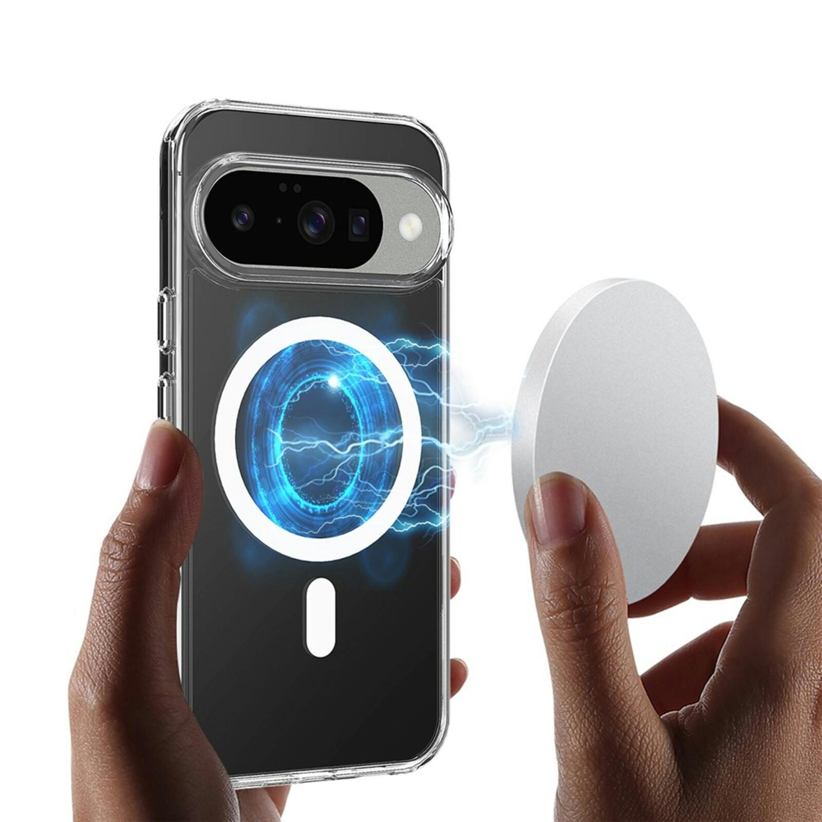 CaseBody Google Pixel 10 MagSafe Airbag Hoesje Transparant