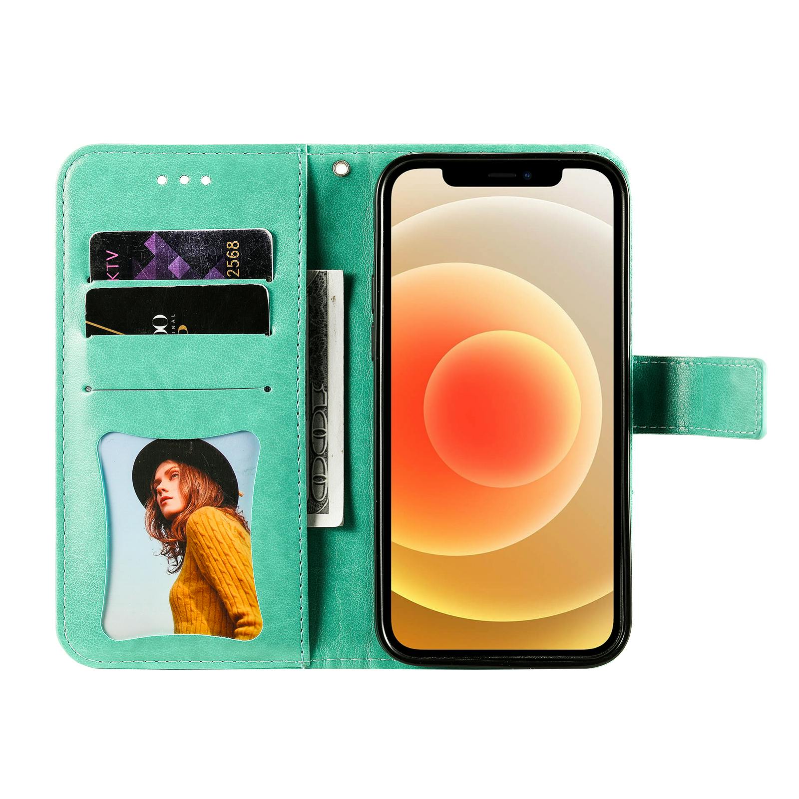 Comfycase OPPO Reno16 Pro 5G Mandala Wallet Groen