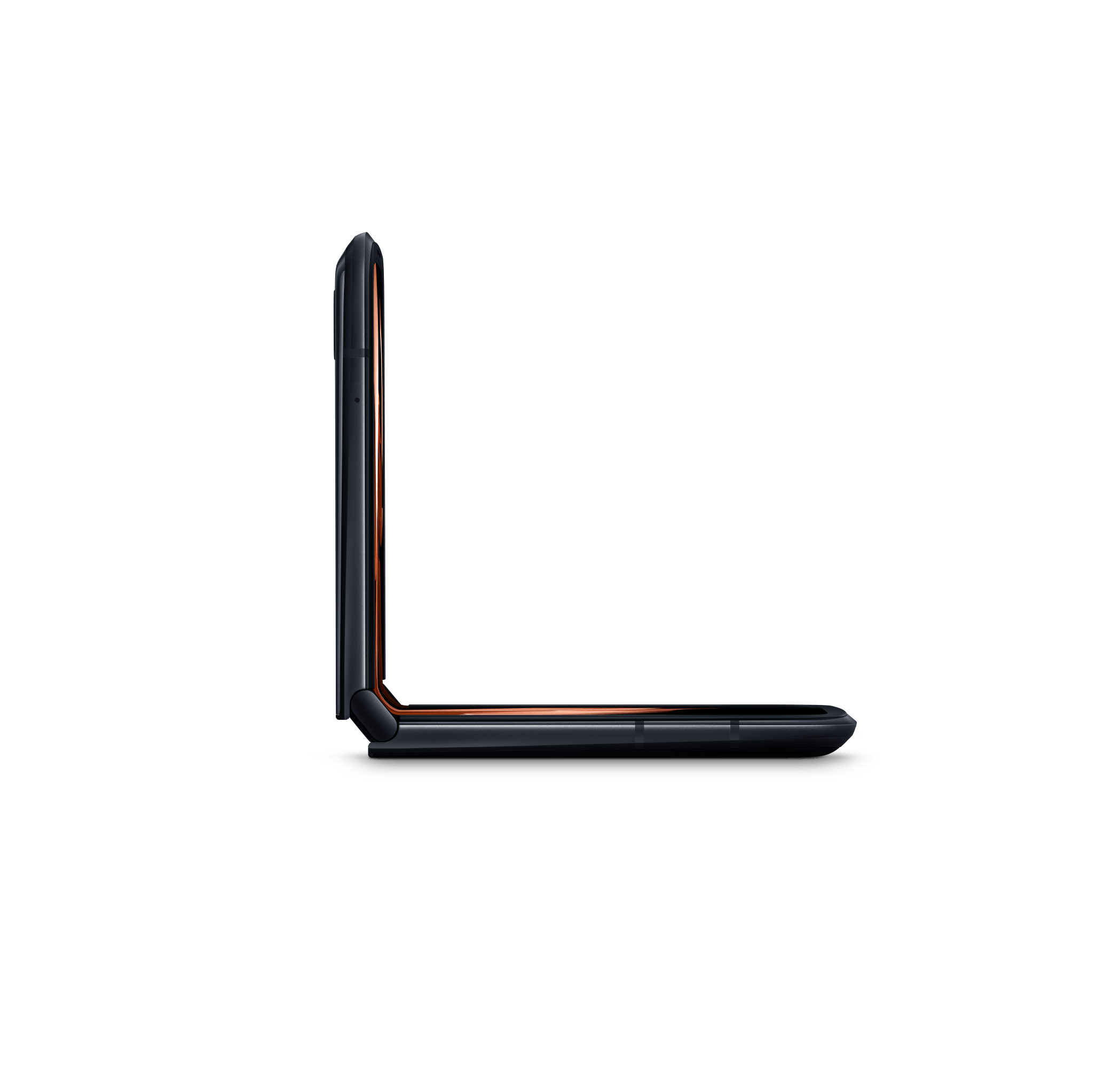 Motorola Razr 2022 Satin Black - Zijkant