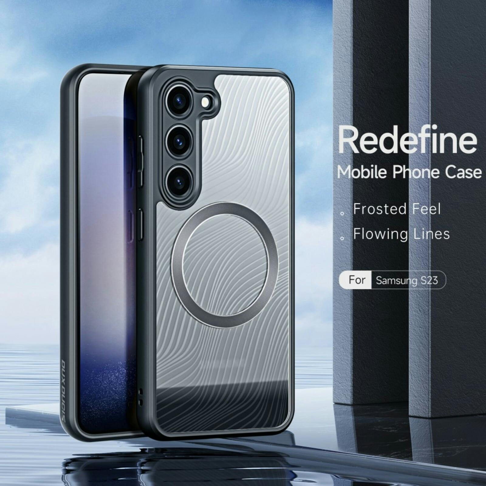 DUX DUCIS Samsung S23 Aimo Series Magsafe Eco Hoesje Zwart