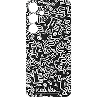 Samsung Galaxy S24 Plus Keith Haring Card Mono - Achterkant