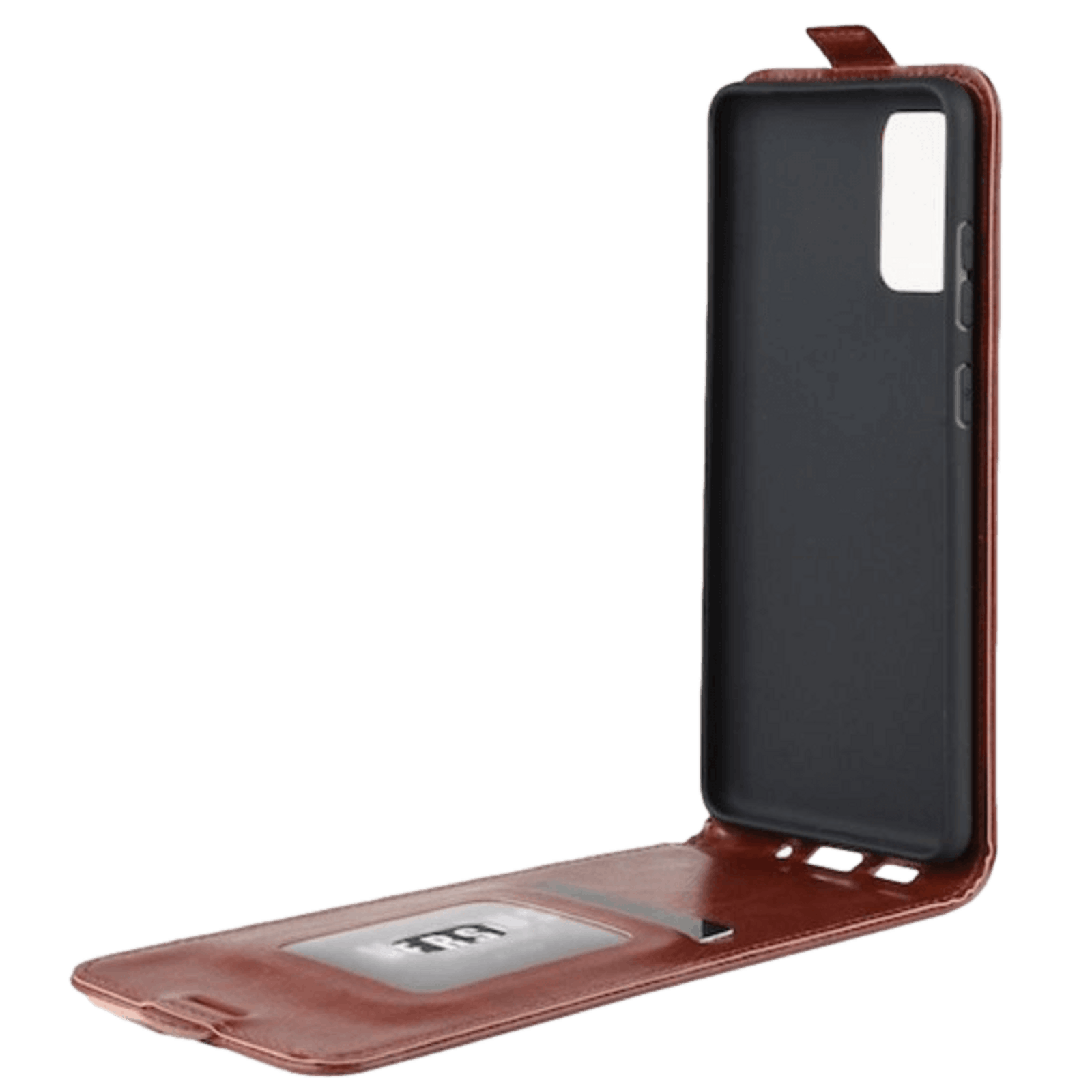 Comfycase Samsung Galaxy S20 Flipcover Hoesje met Pasruimte Bruin