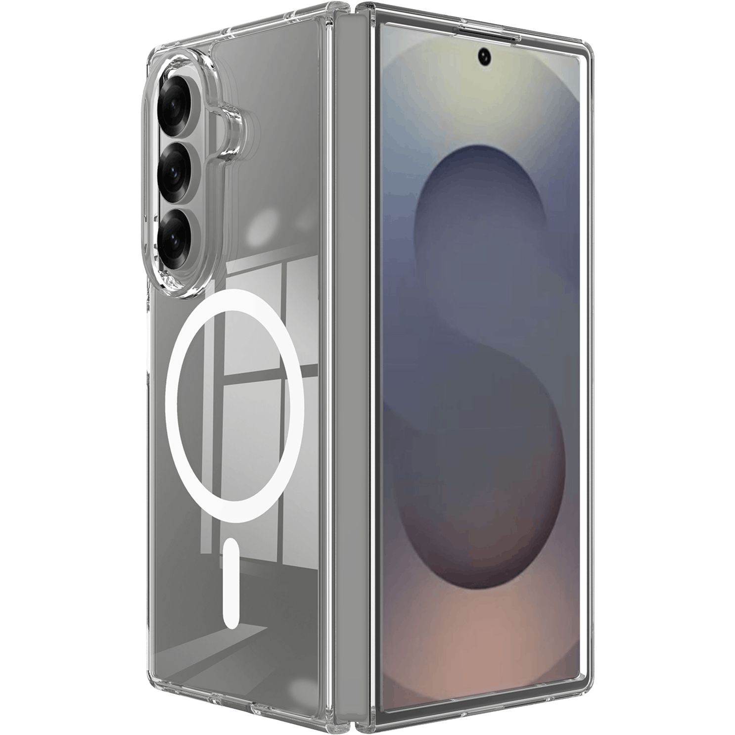 CaseBody Samsung Galaxy Z Fold7 MagSafe Hardcase Transparant