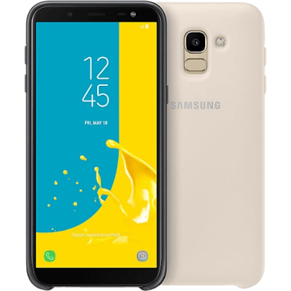 Samsung Galaxy J6 Dual Layer Hoesje Goud