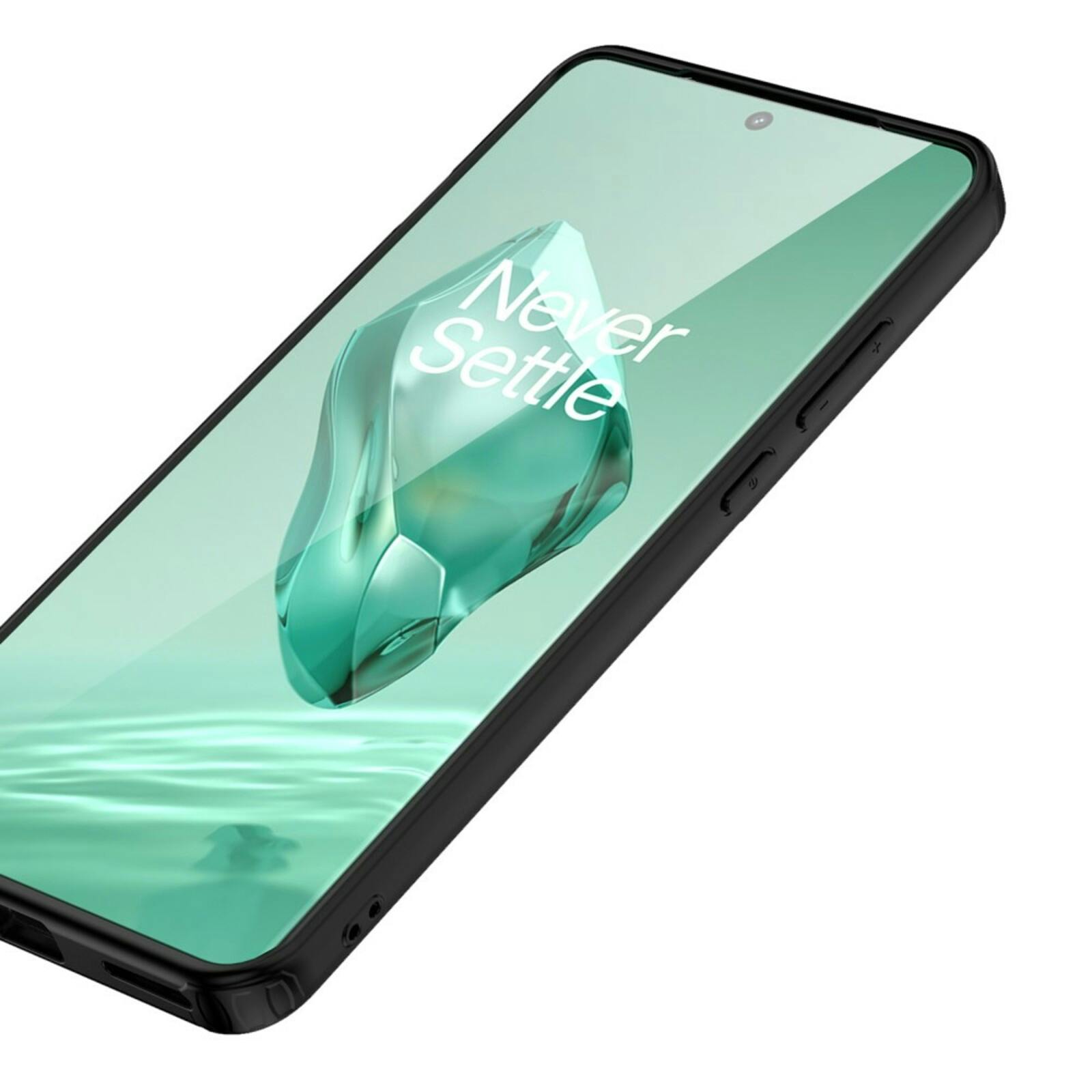 CaseBody OnePlus 12 Airbag Schokbestendig Hoesje Zwart