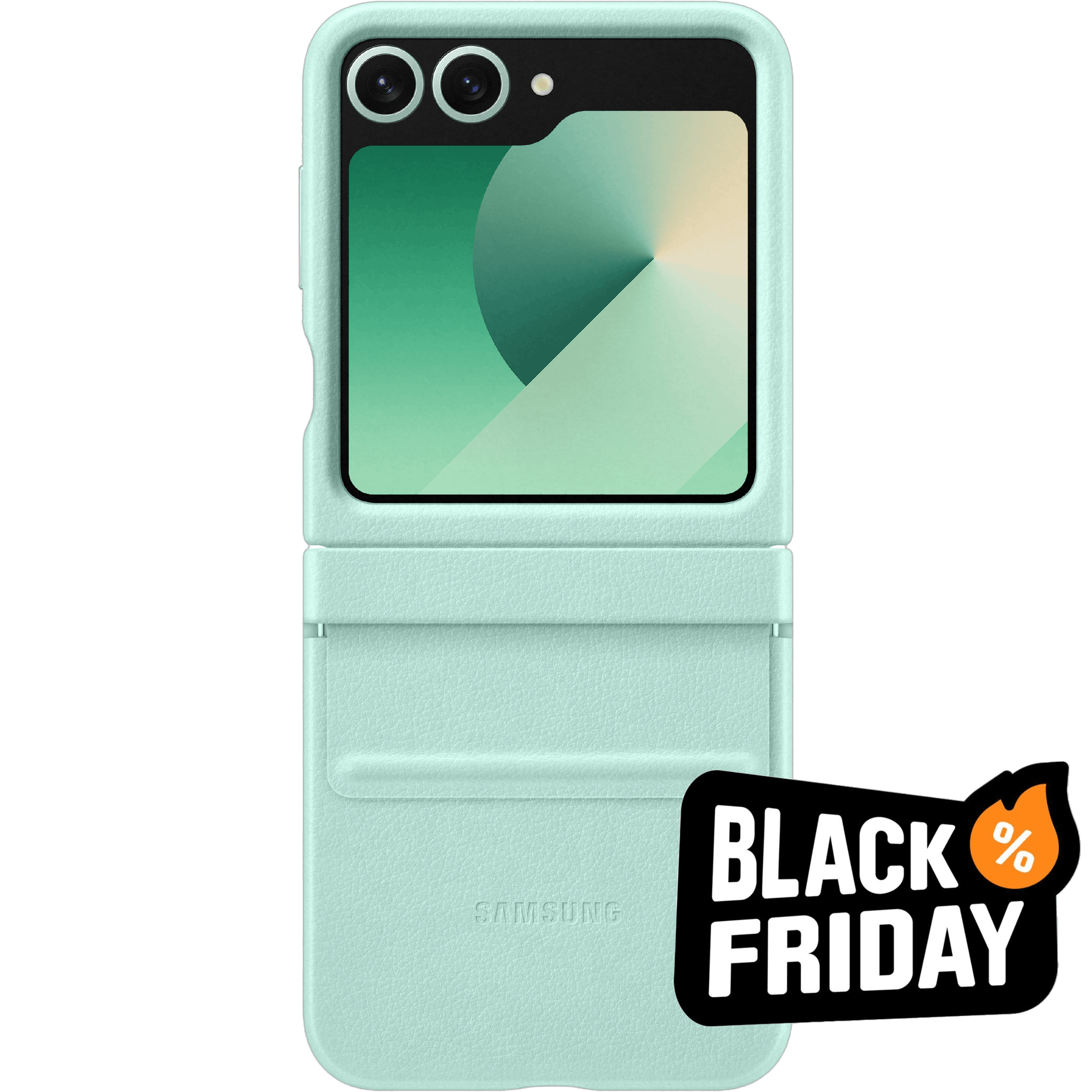 Samsung Galaxy Z Flip6 Kindsuit Hoesje Mint - Voorkant