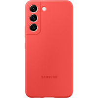 Samsung Galaxy S22 Siliconen Hoesje Glow Red - Voorkant