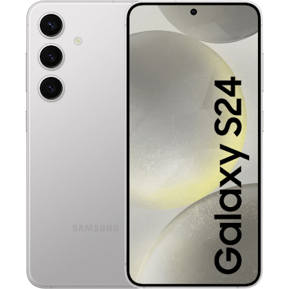 Samsung Galaxy S24 Marble Grey - Voorkant & achterkant