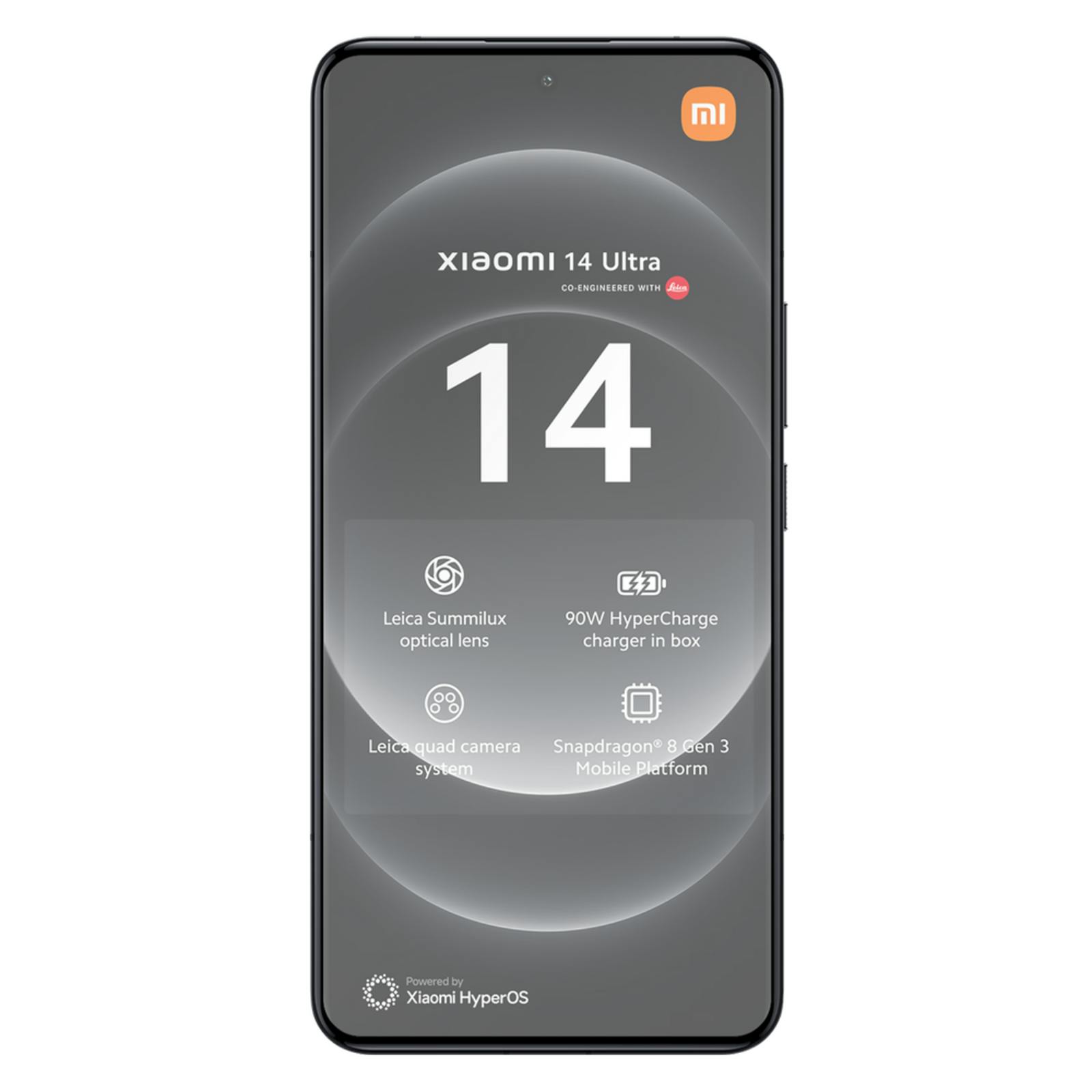 Just in Case Xiaomi 14 Ultra Glazen Screenprotector