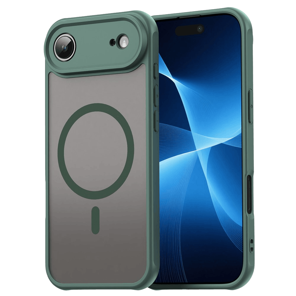 Mocaa Apple iPhone 17 Air Slim Anti-Shock MagSafe Hoesje Groen