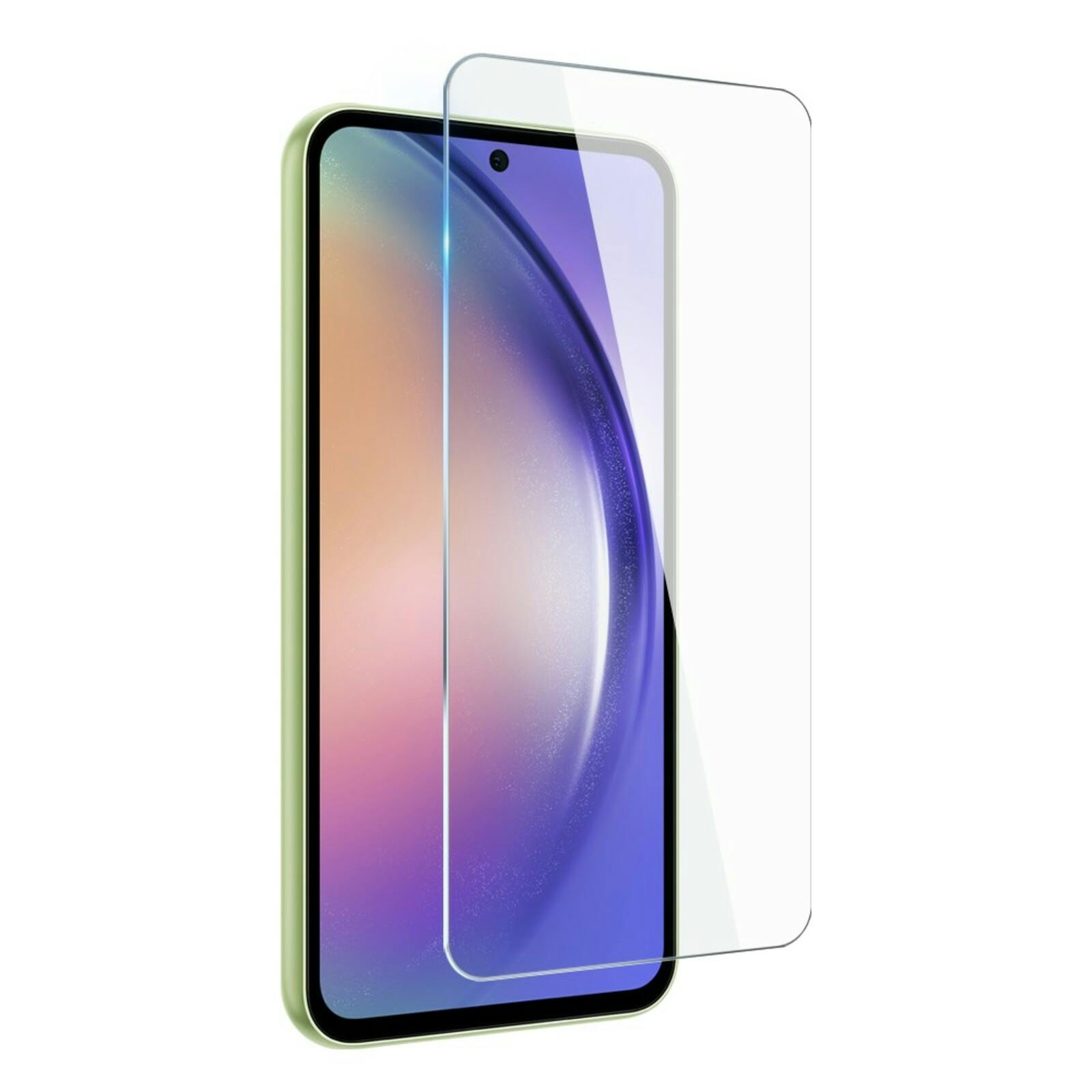 Northjo Samsung Galaxy A54 Hoesje en Screenprotector Transparant