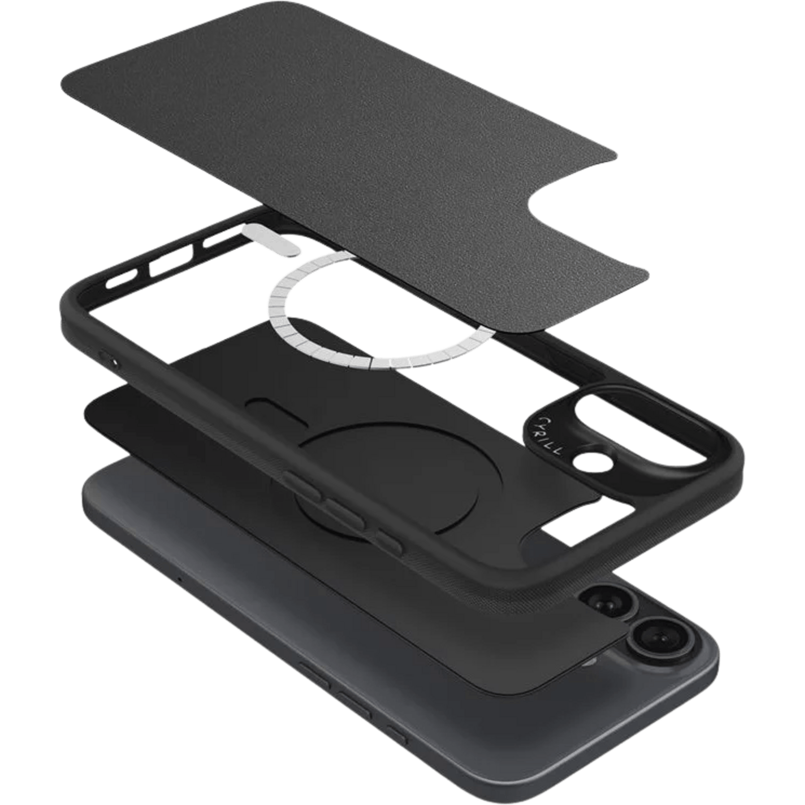 Spigen iPhone 16 Kajuk MagFit Hoesje Zwart