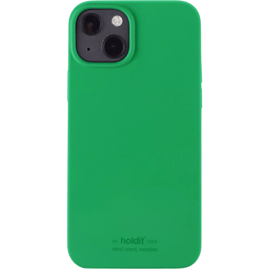 Holdit iPhone 13 Siliconen Hoesje Grass Green - Voorkant