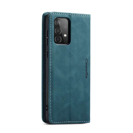 Caseme Galaxy A52 Retro Wallet Case Blue