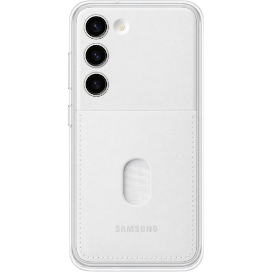 Samsung Galaxy S23 Frame Case Wit - Achterkant