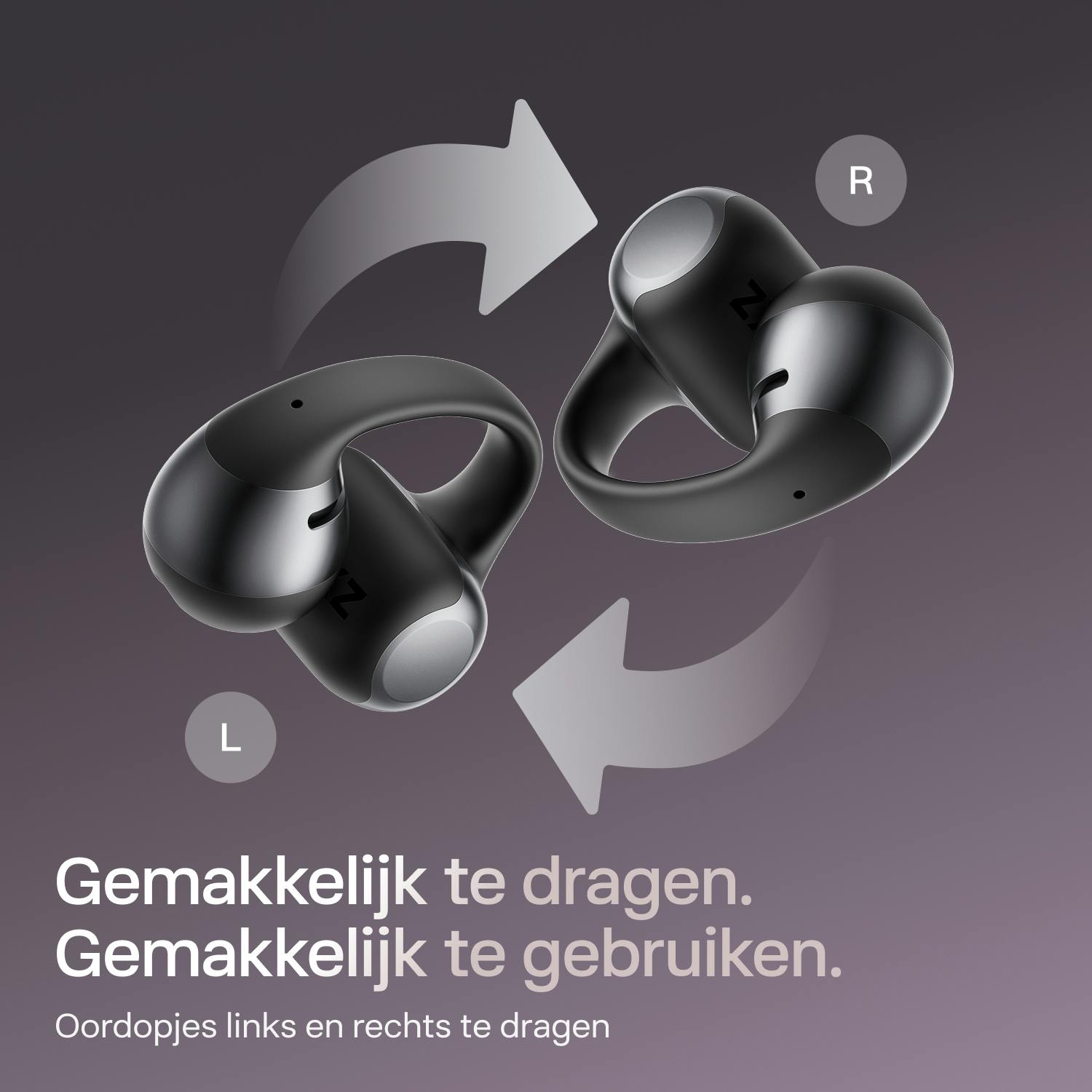 Shokz OpenDots ONE Zwart