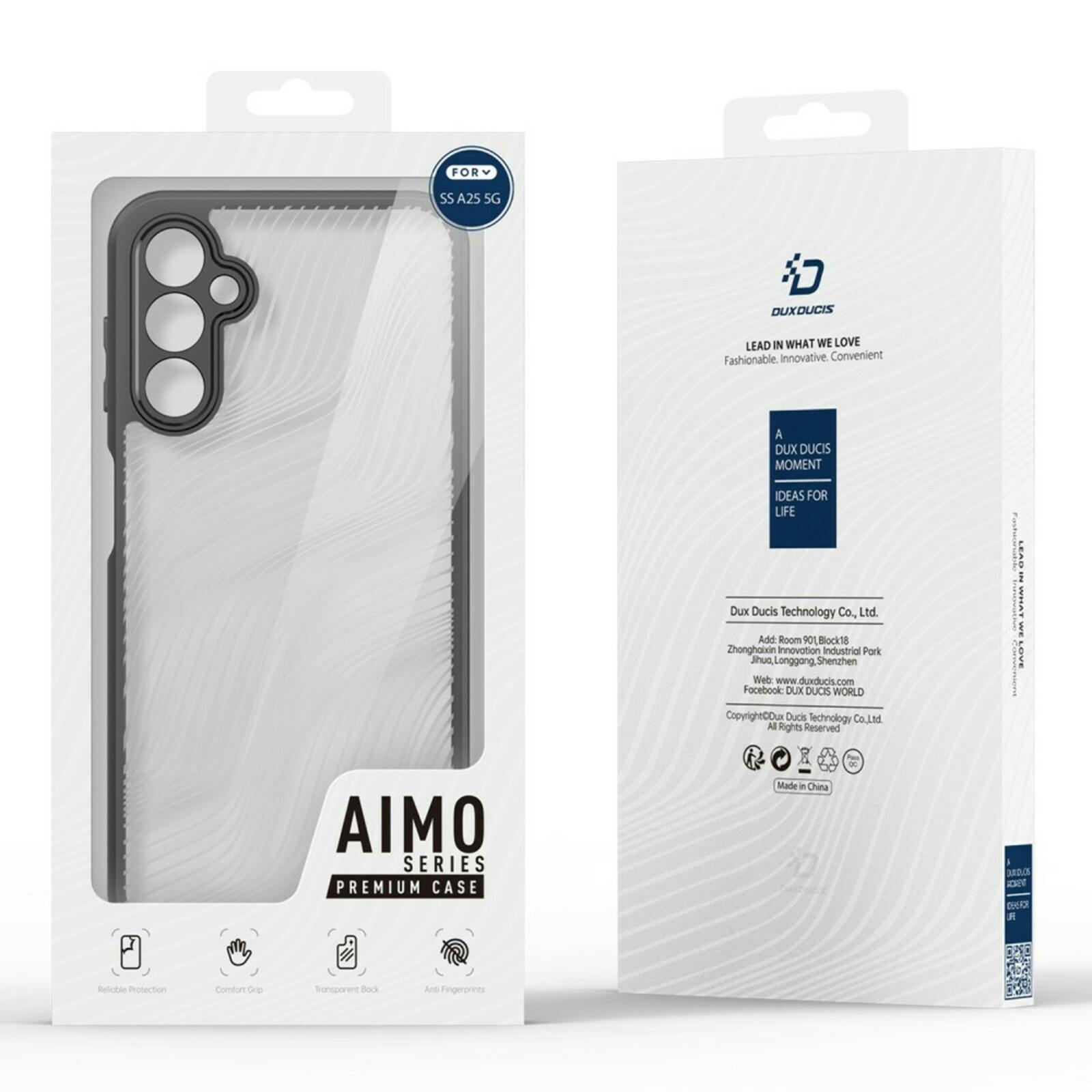 DUX DUCIS Samsung Galaxy A25 Aimo Series Eco Hoesje Zwart