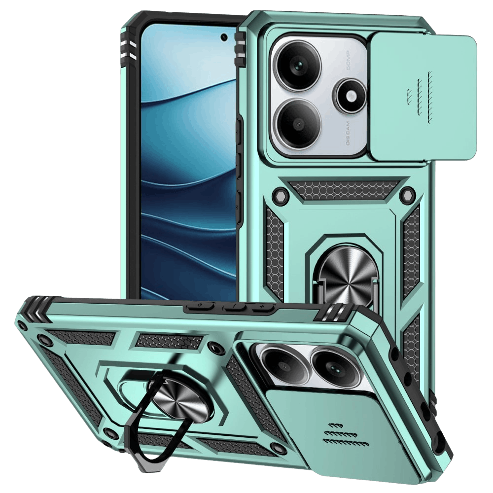 CaseBody Xiaomi Redmi Note 14 5G Shield Case Groen