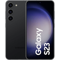 Samsung Galaxy S23 5G Phantom Black - Voorkant & achterkant met abonnement