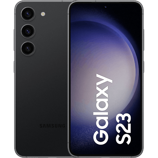 Samsung Galaxy S23 5G Phantom Black - Voorkant & achterkant