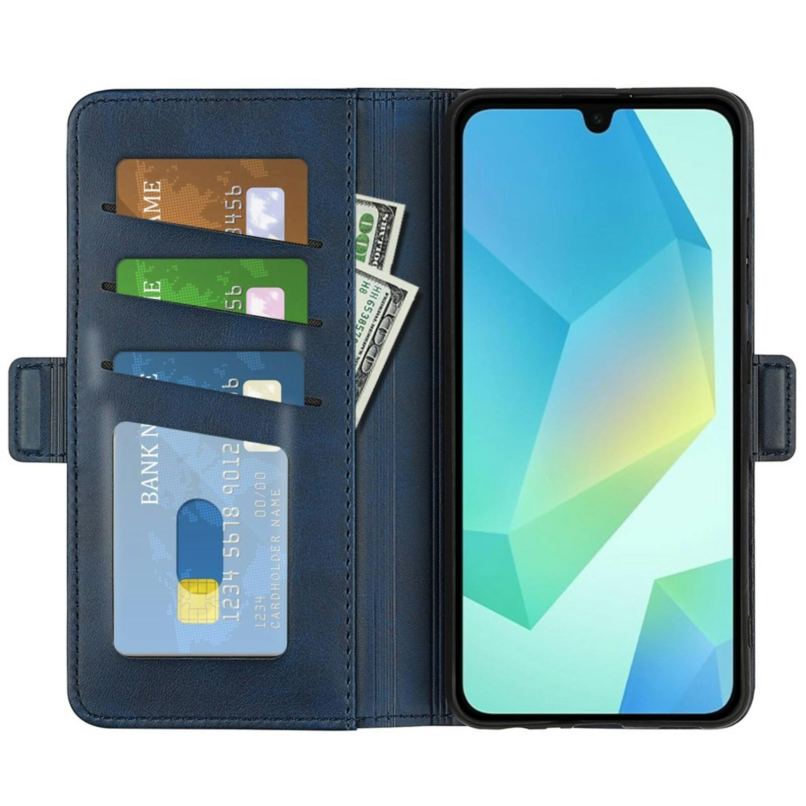 Comfycase Samsung Galaxy A17 (5G) Bookcase Hoesje Blauw