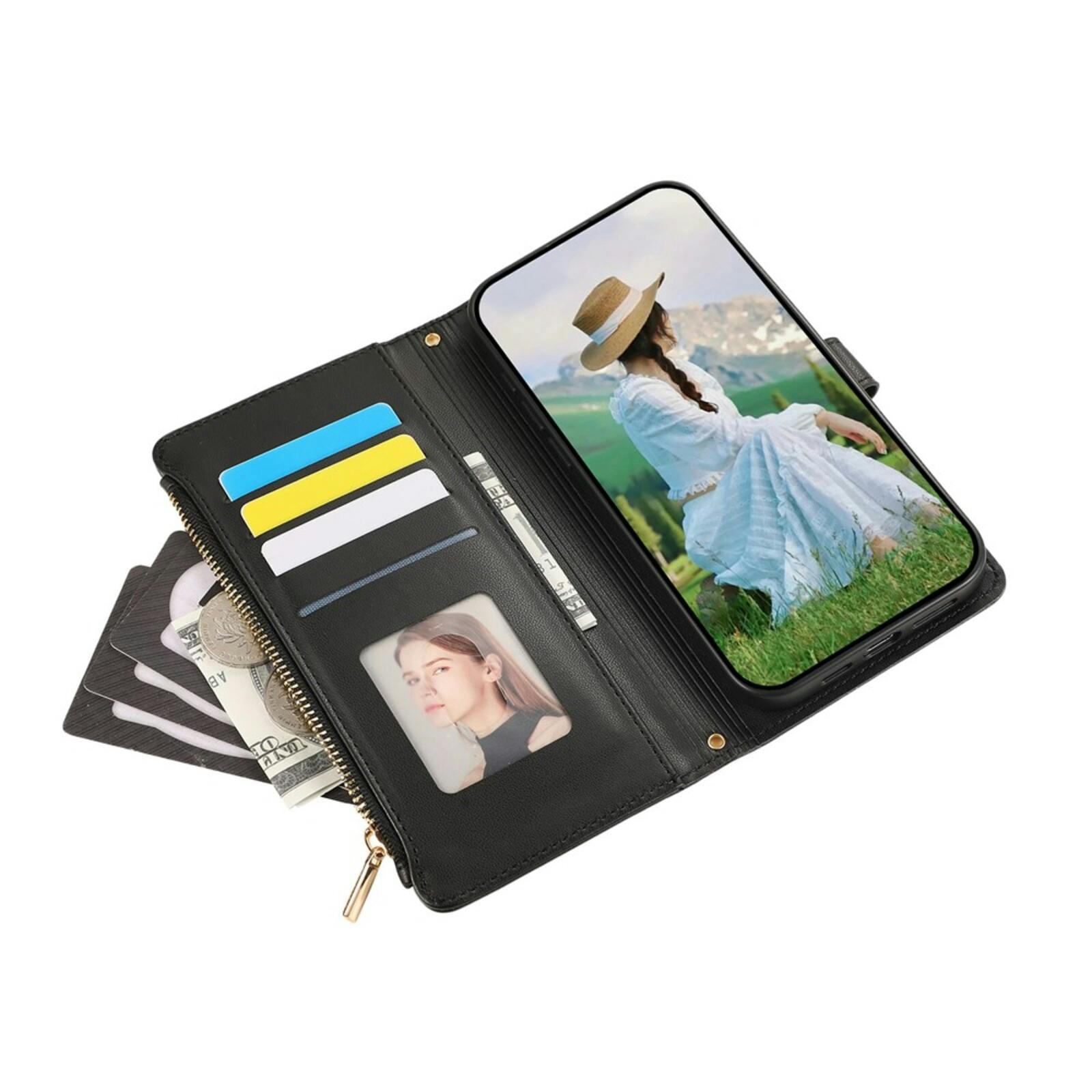 TwoTone Samsung Galaxy A57 Wallet Hoesje Zwart