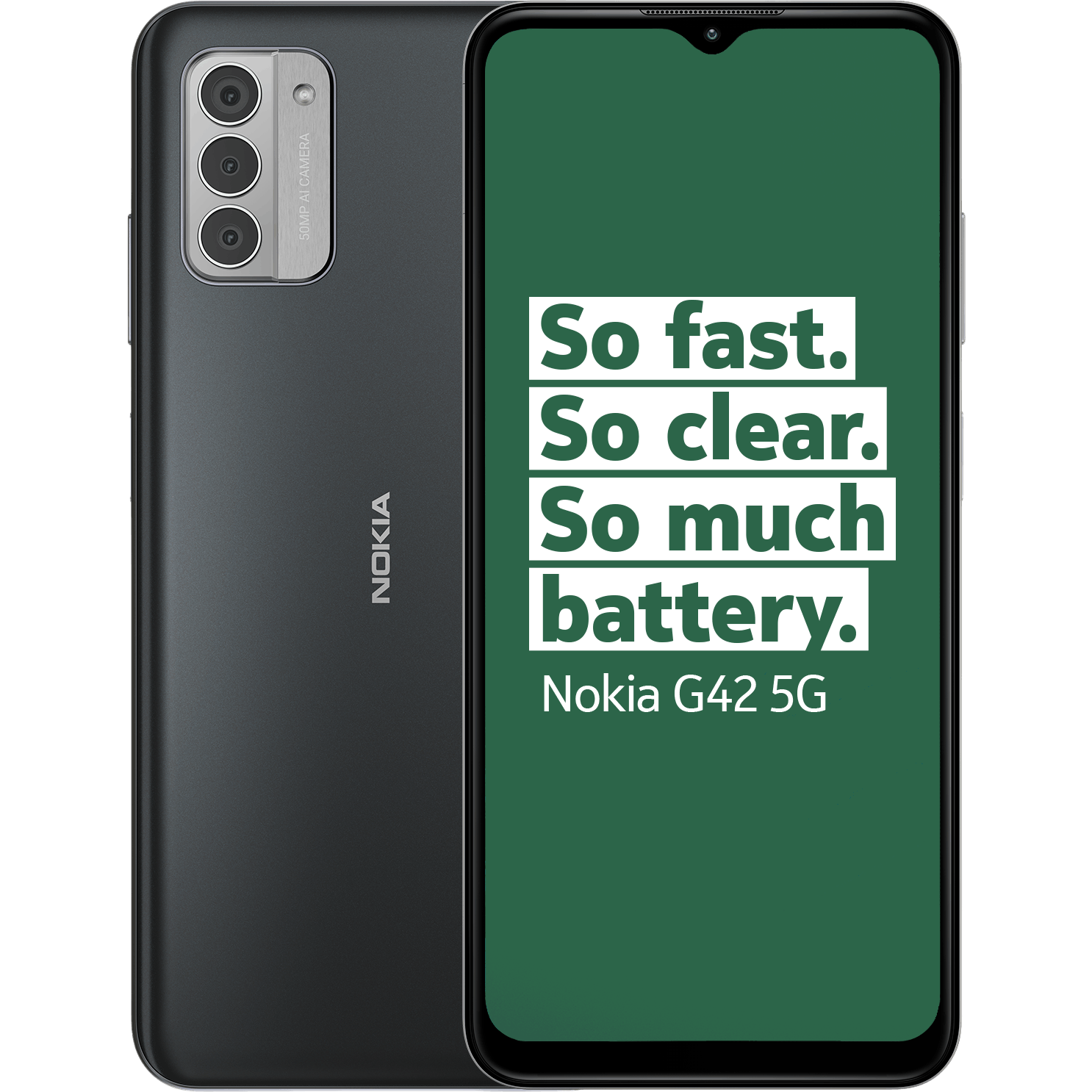 Mobiel.nl Nokia G42 5G 128GB Grijs aanbieding