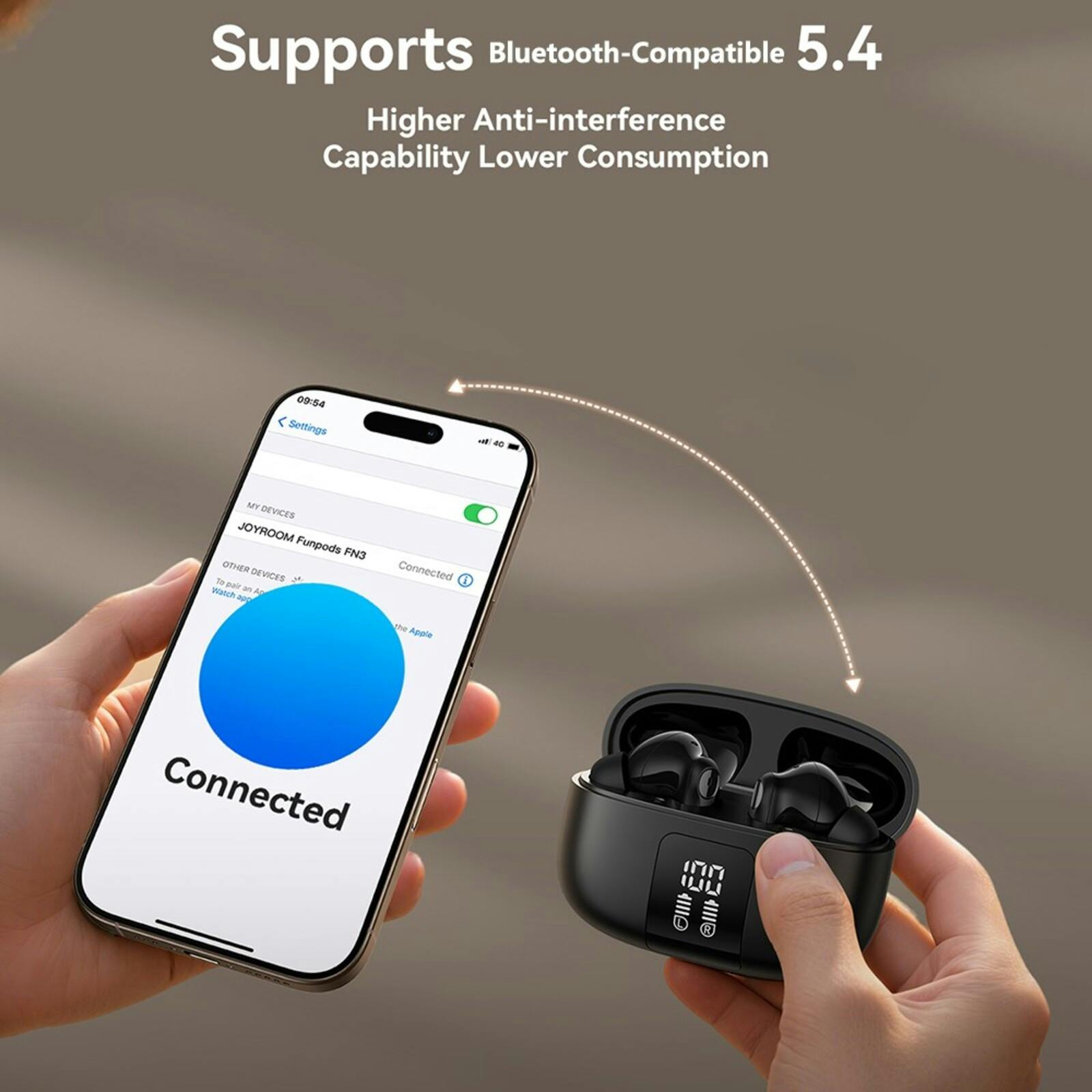 Joyroom Draadloze ANC Oordopjes