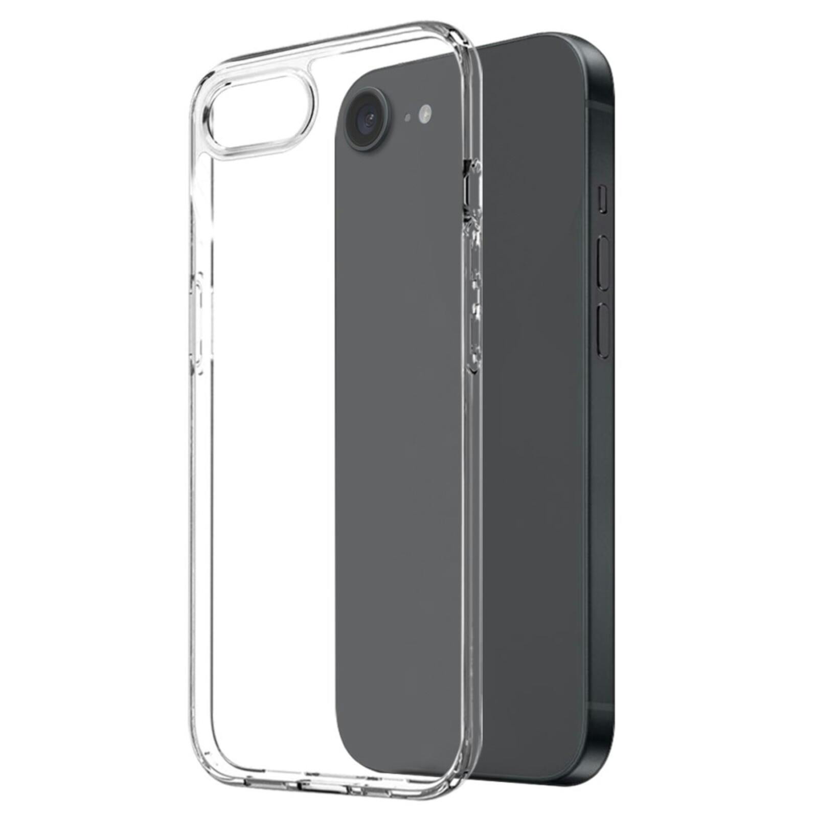 Northjo Apple iPhone 16e Hoesje en Screenprotector Transparant