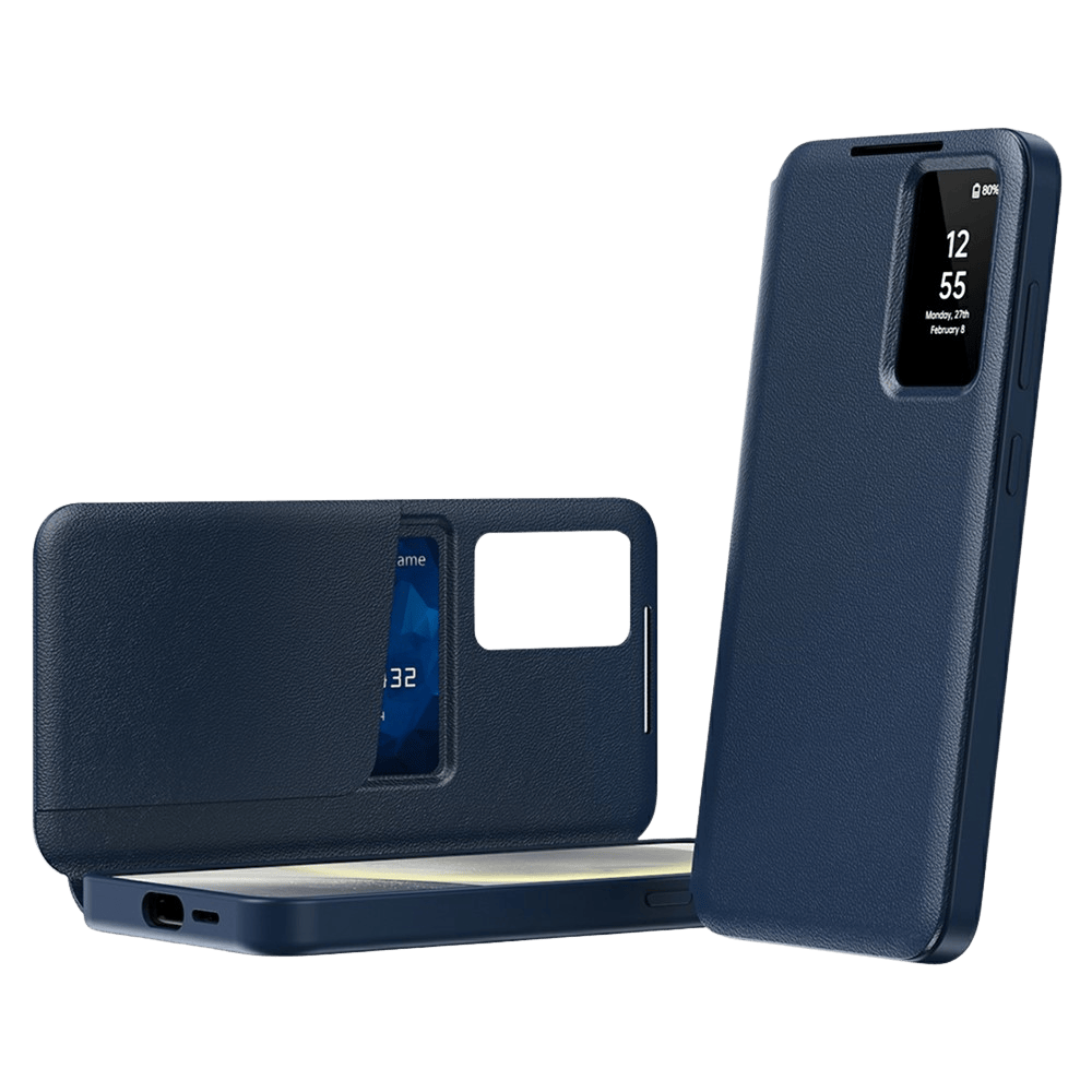 CaseBody Samsung Galaxy S26 Ultra Smart Cover Blauw