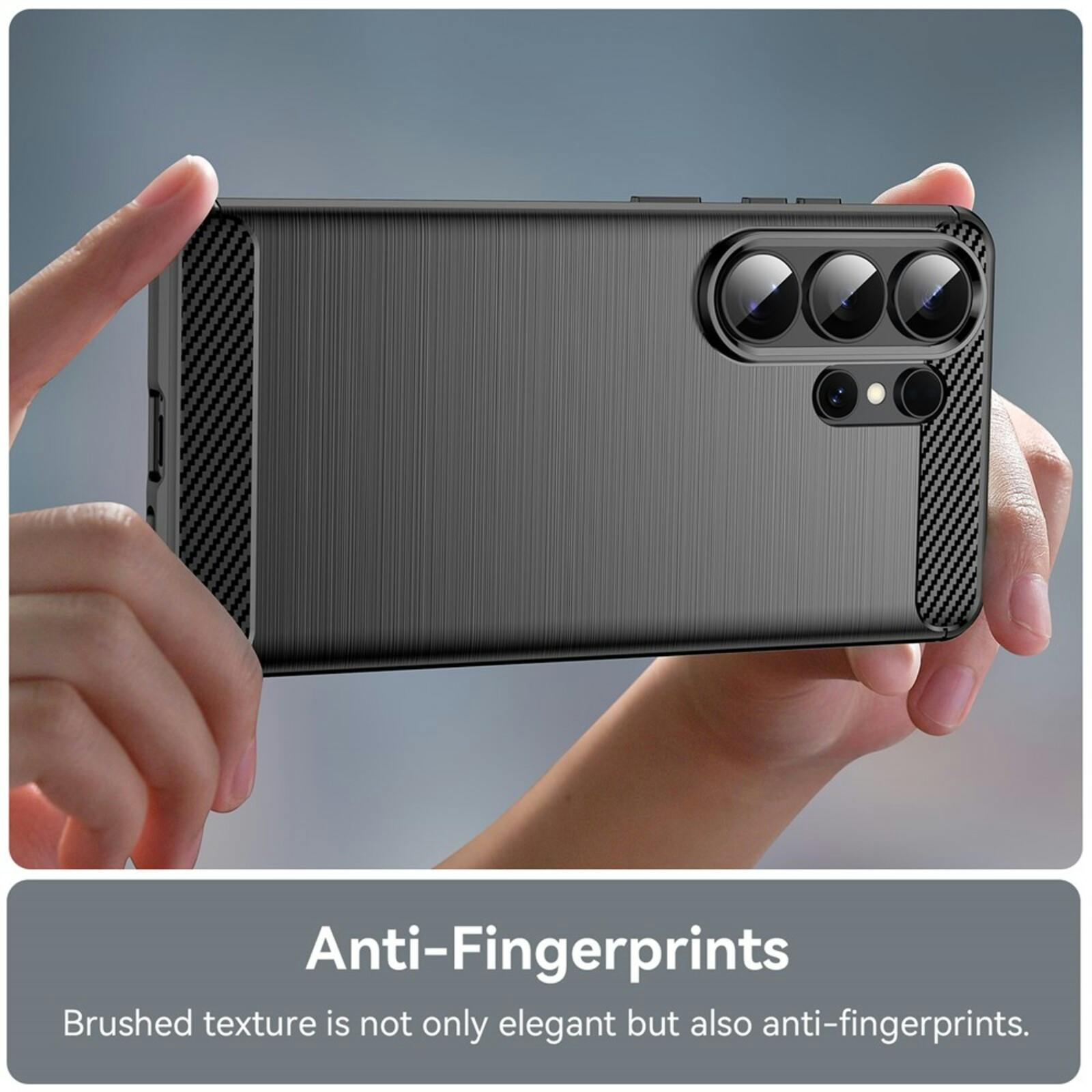 Mocaa Samsung Galaxy S26 Ultra Schokbestendig Hoesje Zwart