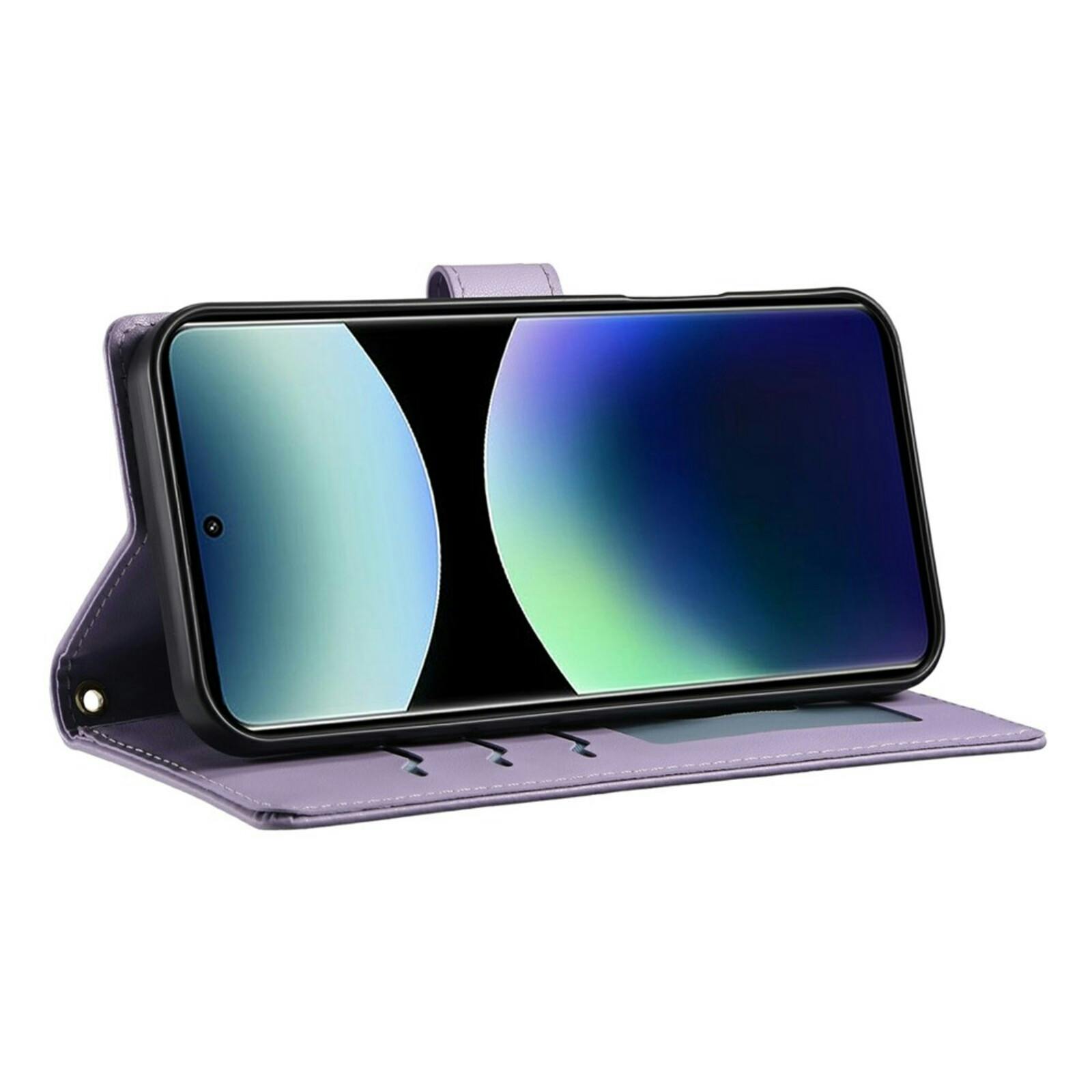 Comfycase Xiaomi Redmi Note 15 Pro 5G Bookcase met Koord Paars