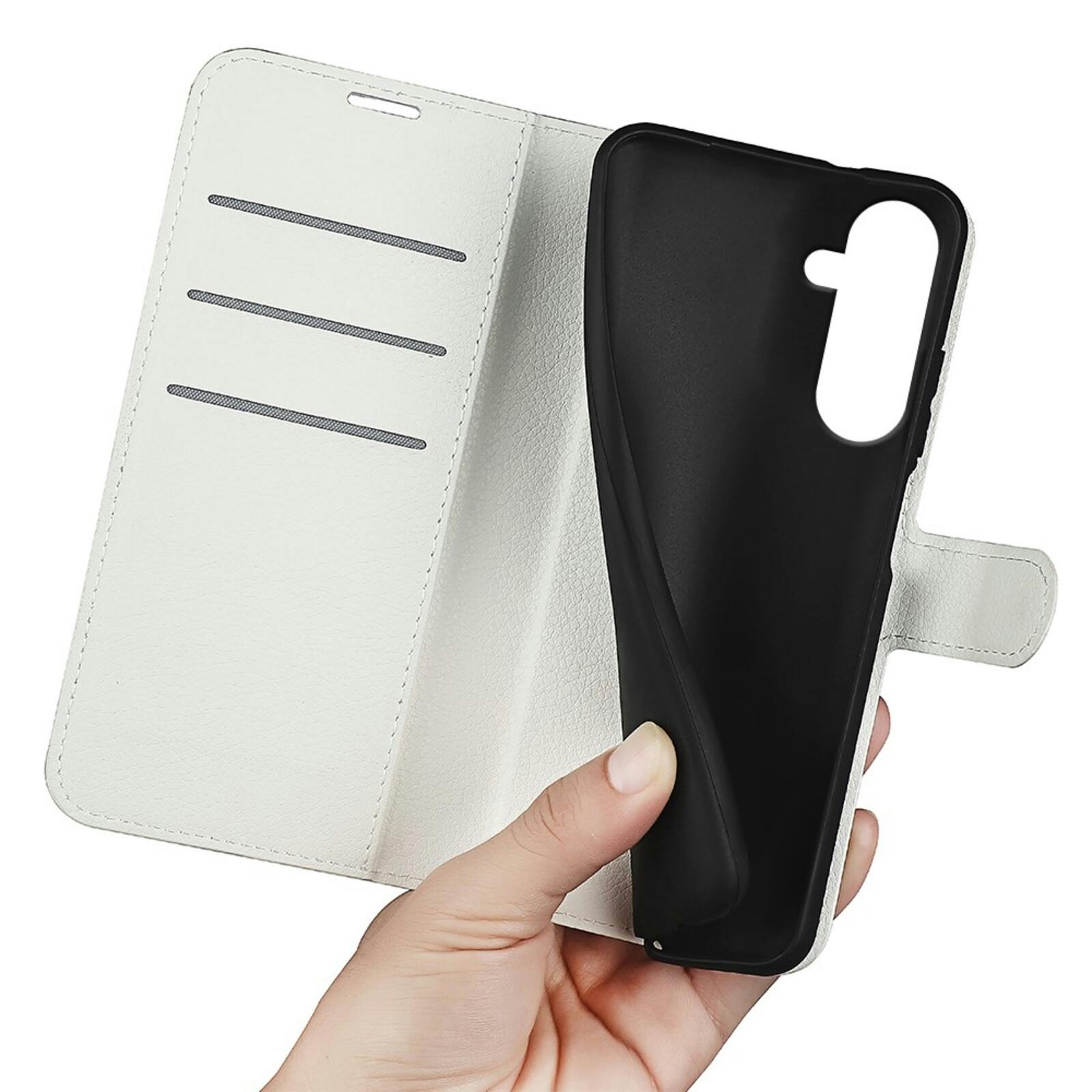 Comfycase Samsung Galaxy A18 Bookcase Hoesje Wit