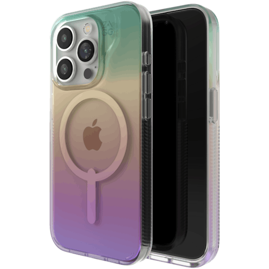 ZAGG iPhone 15 Pro Milan Snap MagSafe Hoesje Holografisch - Voorkant & achterkant