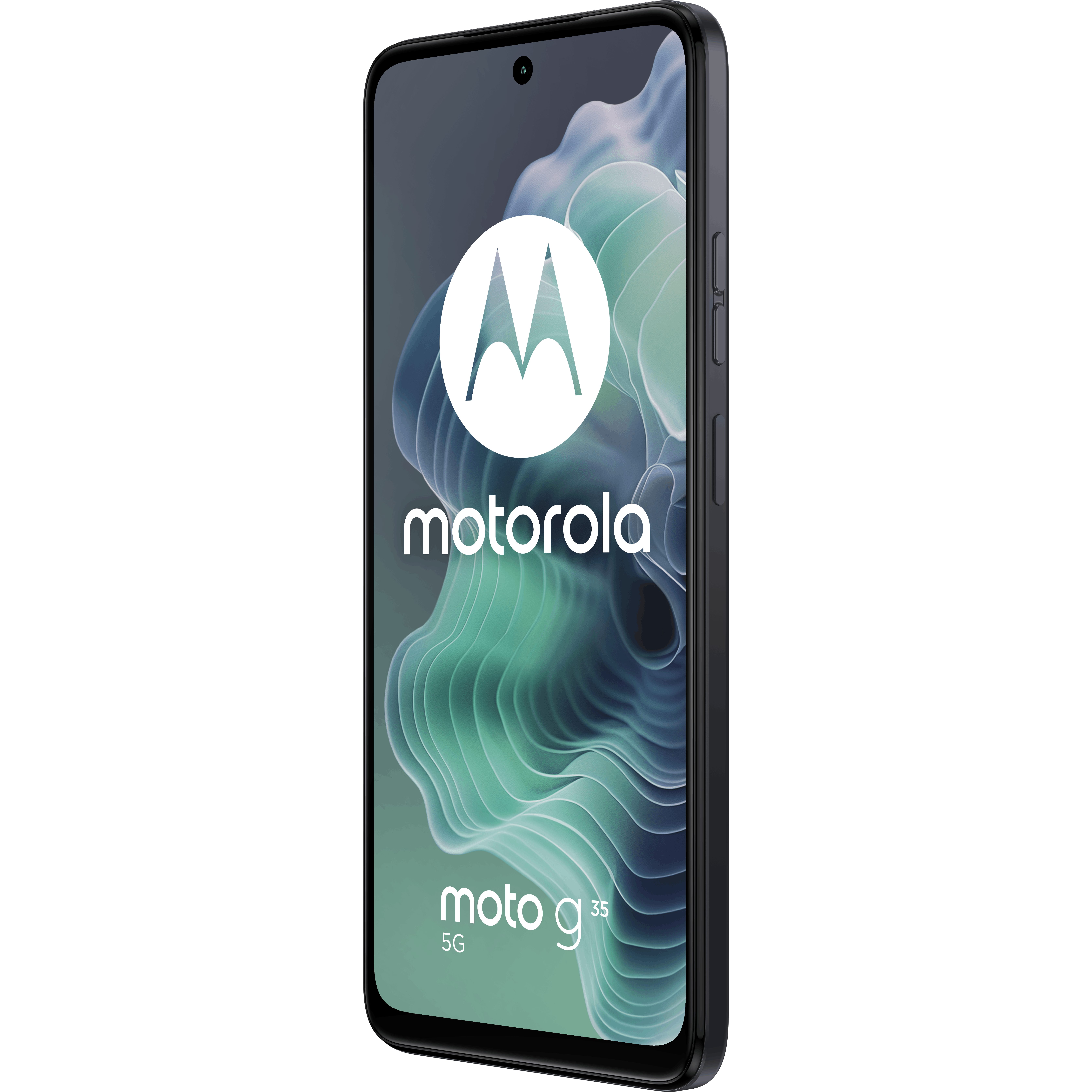 Motorola Moto G35 Midnight Black - Aanzicht vanaf rechts