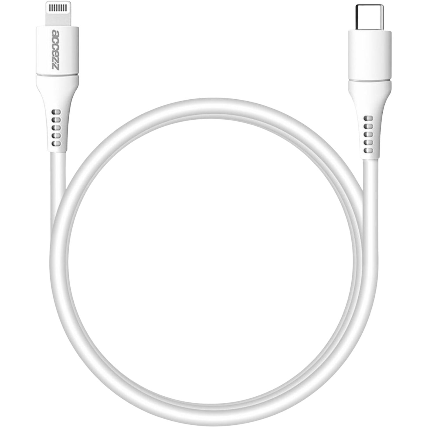 Accezz Lightning naar USB-C kabel - Voorkant