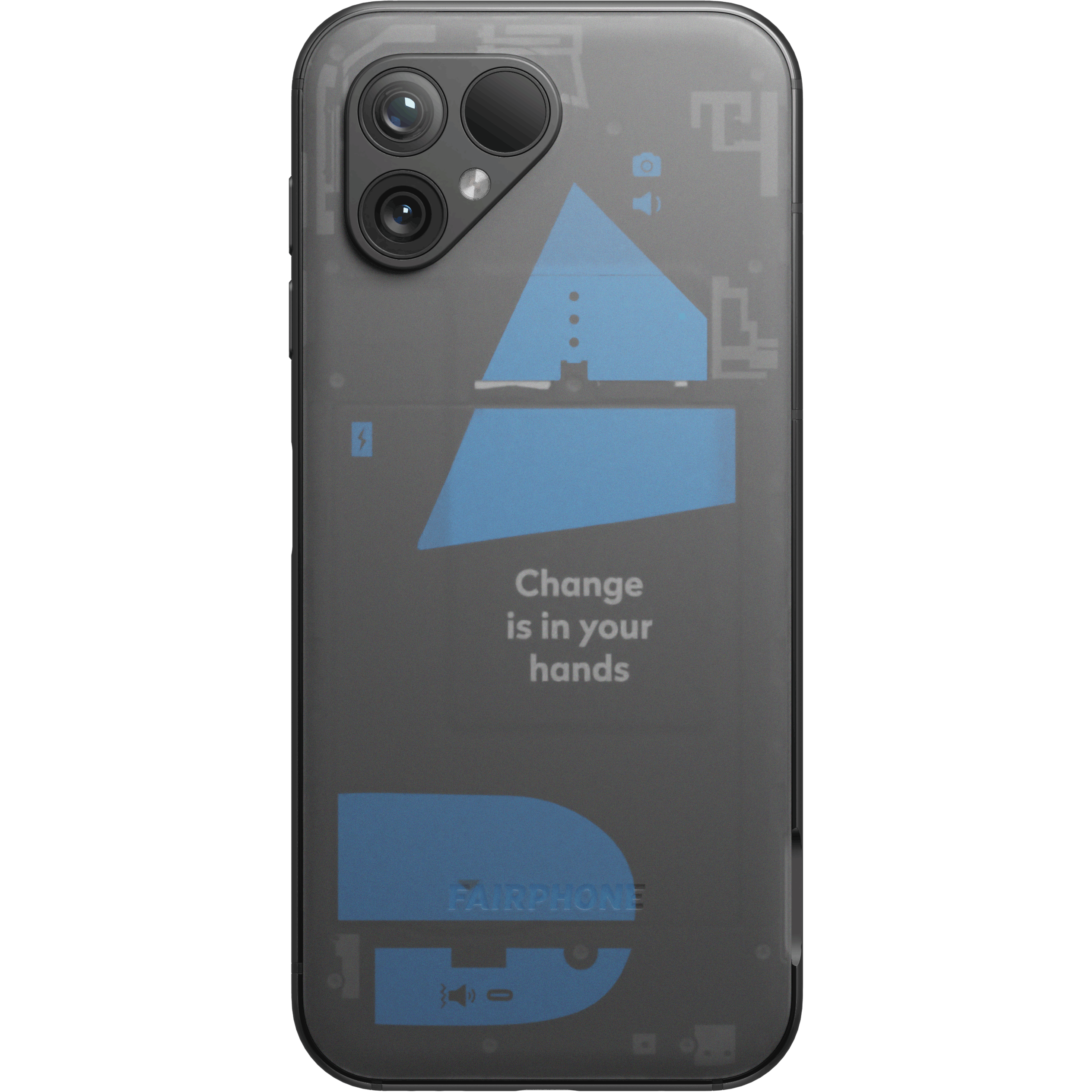 Fairphone 5 Transparent Edition - Achterkant
