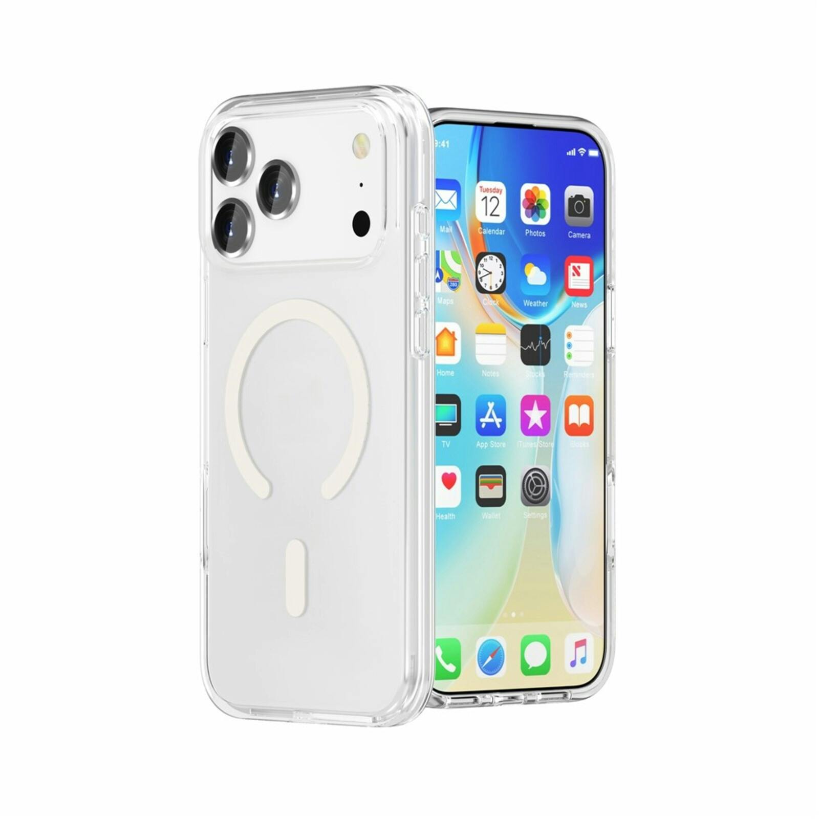 Mocaa Apple iPhone 17 Pro Max Slim Armor with MagSafe Transparant