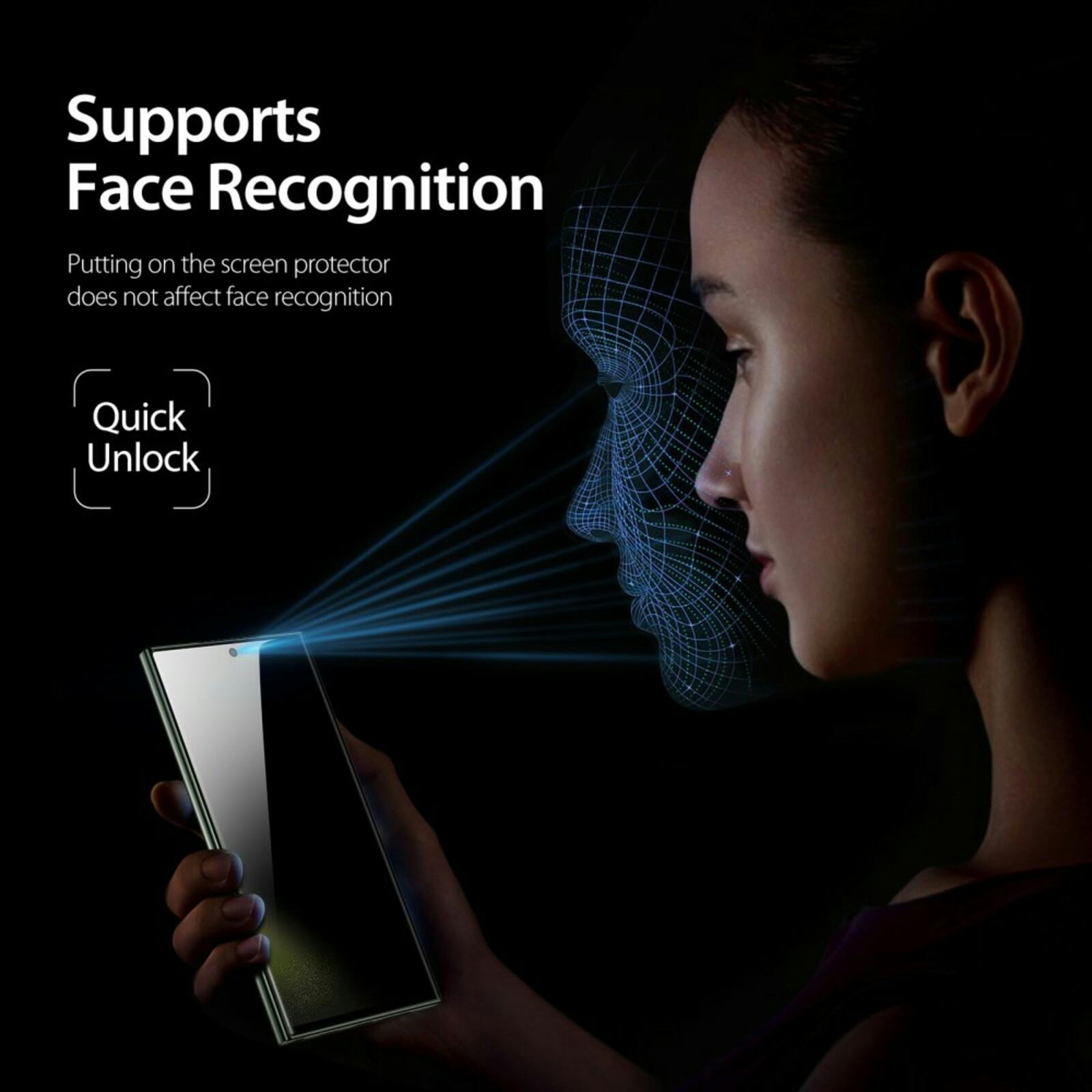 DUX DUCIS Samsung S23 Ultra Privacy Screenprotector Gehard Glas Transparant