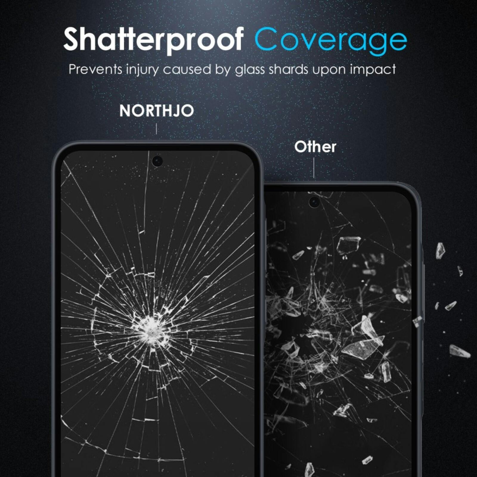 Northjo Samsung Galaxy A36/A56 A+ Screenprotector Transparant