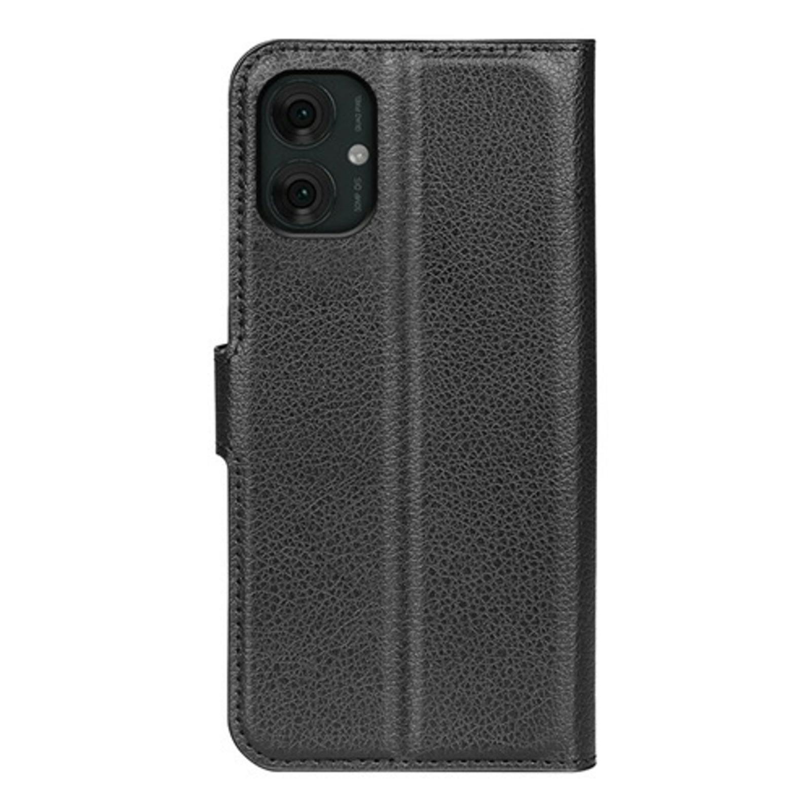 Mocaa Motorola Moto G55 5G Slim-Fit Bookcase Zwart