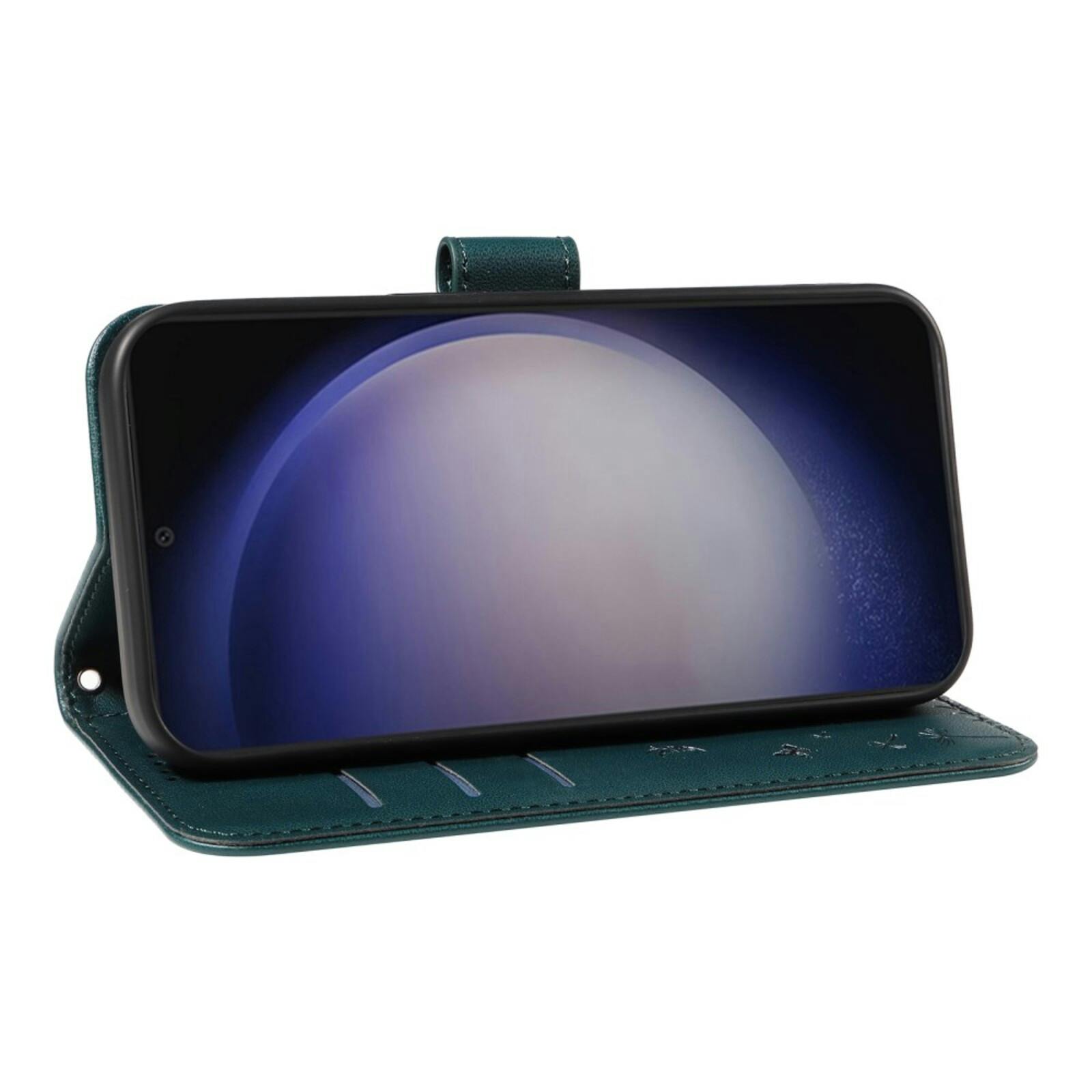 Comfycase Samsung S25 Plus / S24 Plus Dandelion Bookcase Hoesje Zwart