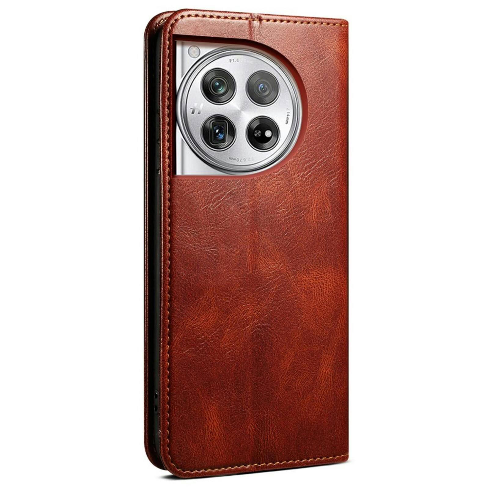 CaseBody OnePlus 12R Retro Bookcase Bruin