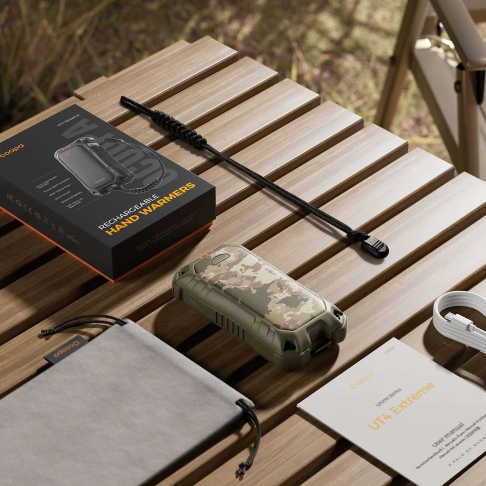 Ocoopa UT4 Extreme Hand Warmer Powerbank Camouflage 10.000 mAh
