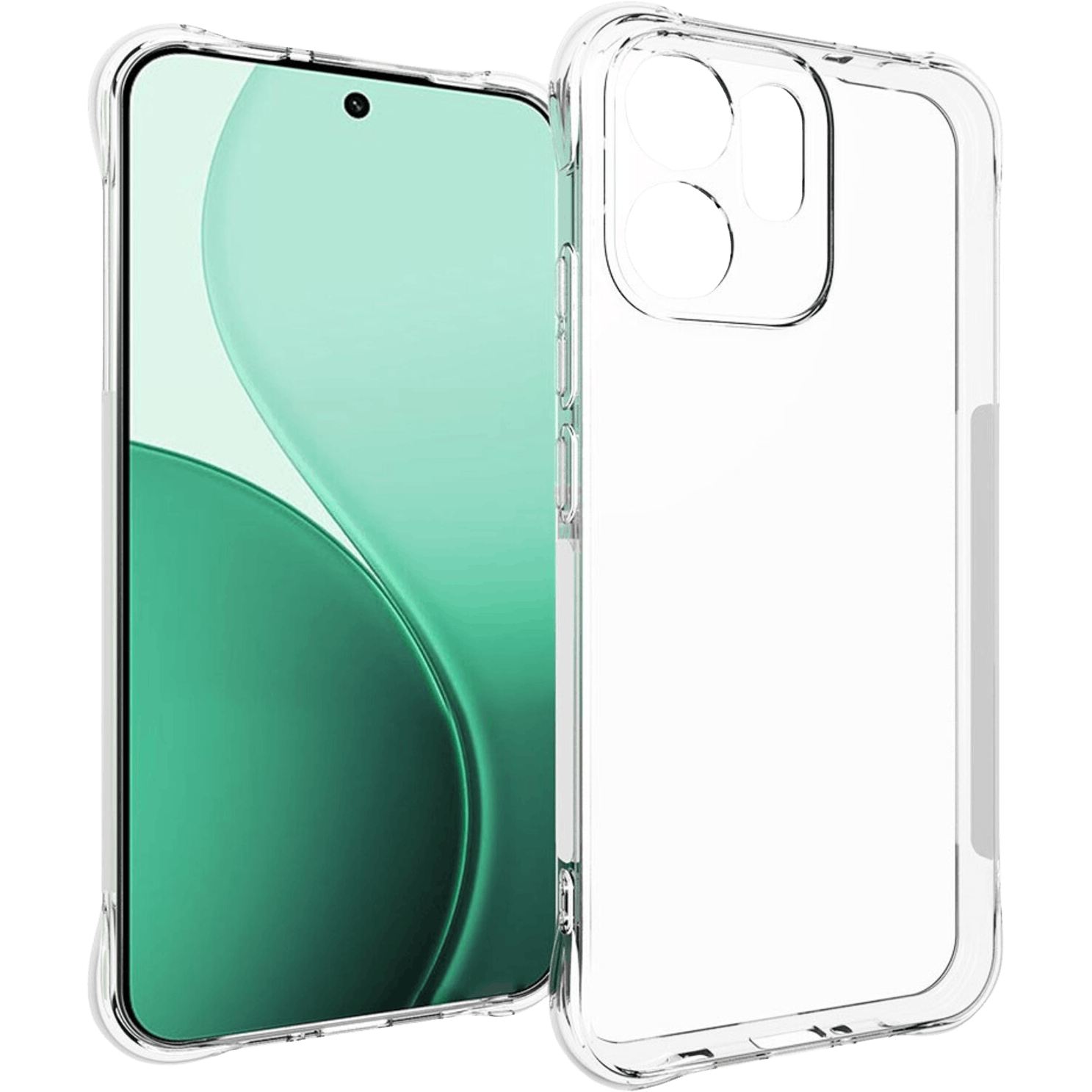 CaseBody Oppo Reno14 F 5G Shockproof Hoesje Transparant
