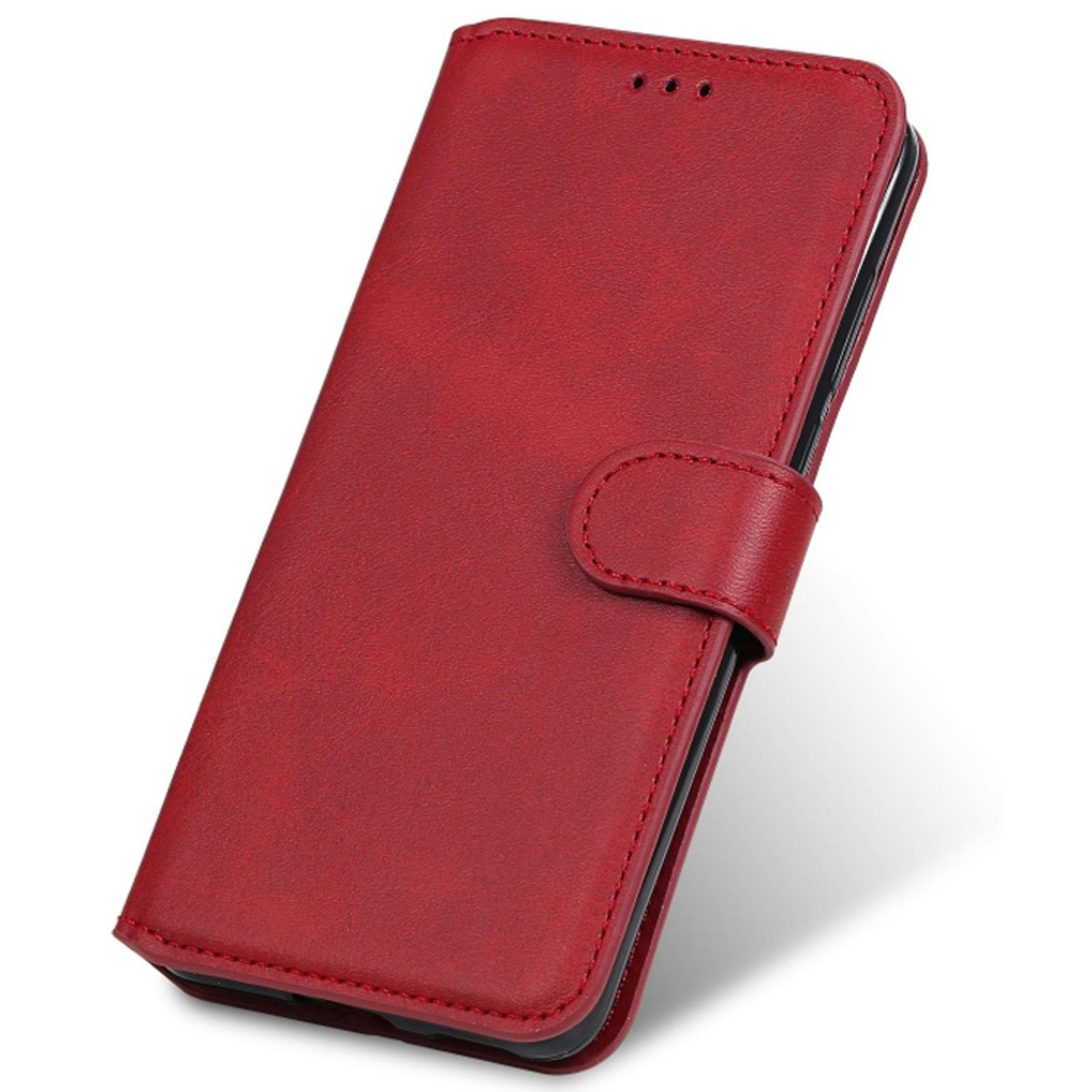Mocaa Huawei P Smart 2020 Slim-Fit Boek Hoesje Rood