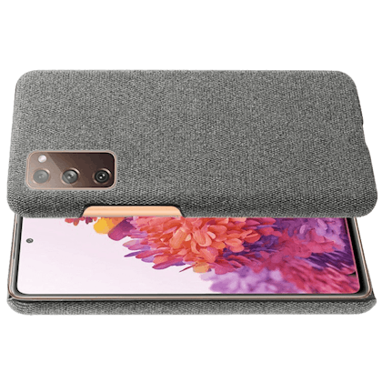 CaseBody Samsung Galaxy S20 FE Canvas Case Grijs